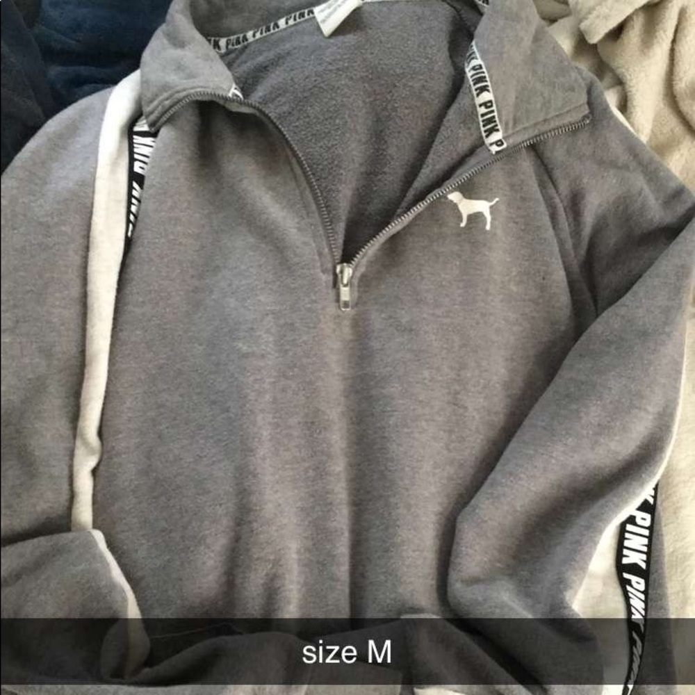 VS PINK quarter zip